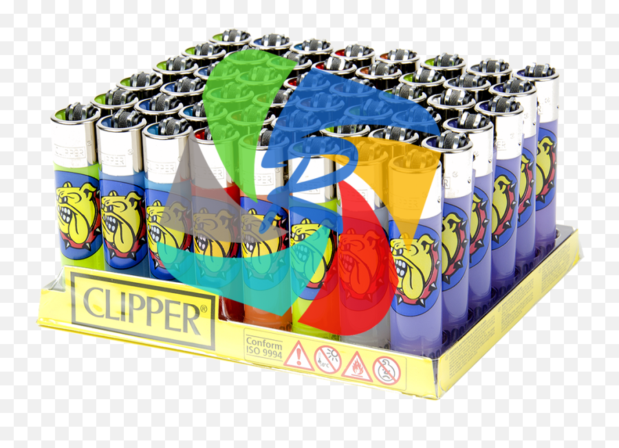 The Bulldog Clipper Lighters Translucent X48 - Clipper Png,Bulldog Transparent