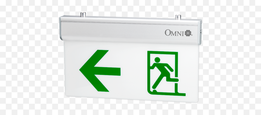 Led Emergency Exit Sign Plate - Omni Light For Life Png,Exit Sign Png