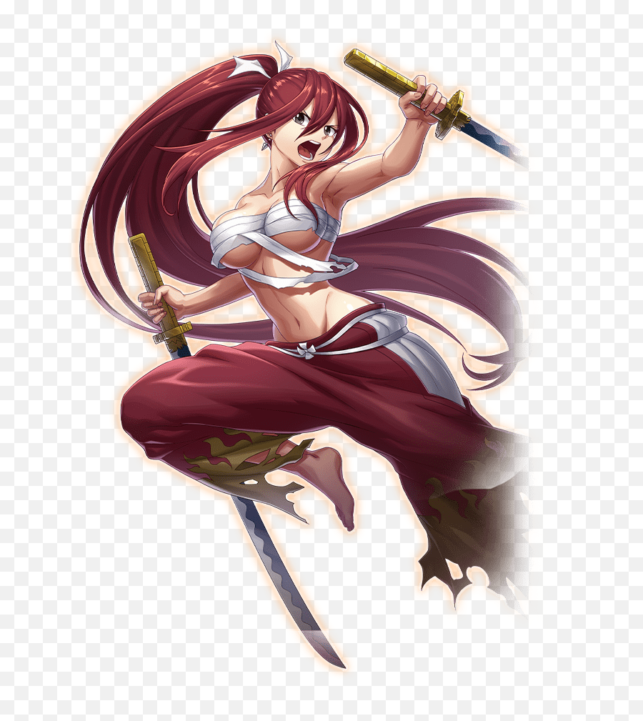 Erza Scarlet - Fairy Tail X Valkyrie Connect Png,Erza Scarlet Png