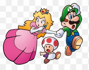 Transparent Peach Toad Luigi Super - Super Mario Bros 3 Princess Peach Png,Luigi Transparent