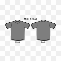 Grey T Shirt Template Png Image