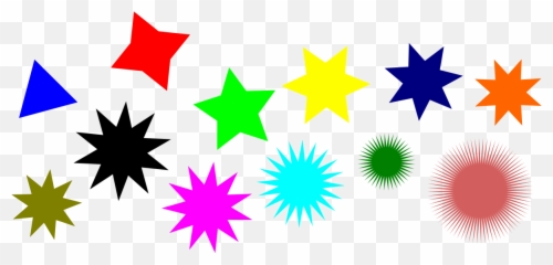 Estrellas - Star Shape Png