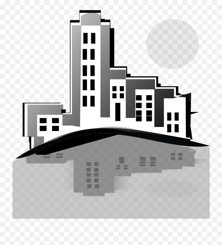 City - Real Estate Clip Art Png,Office Building Png