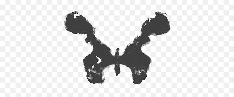 Psychologist Rorschach Ink Blots - Butterfly Ink Blot Png,Ink Blot Png