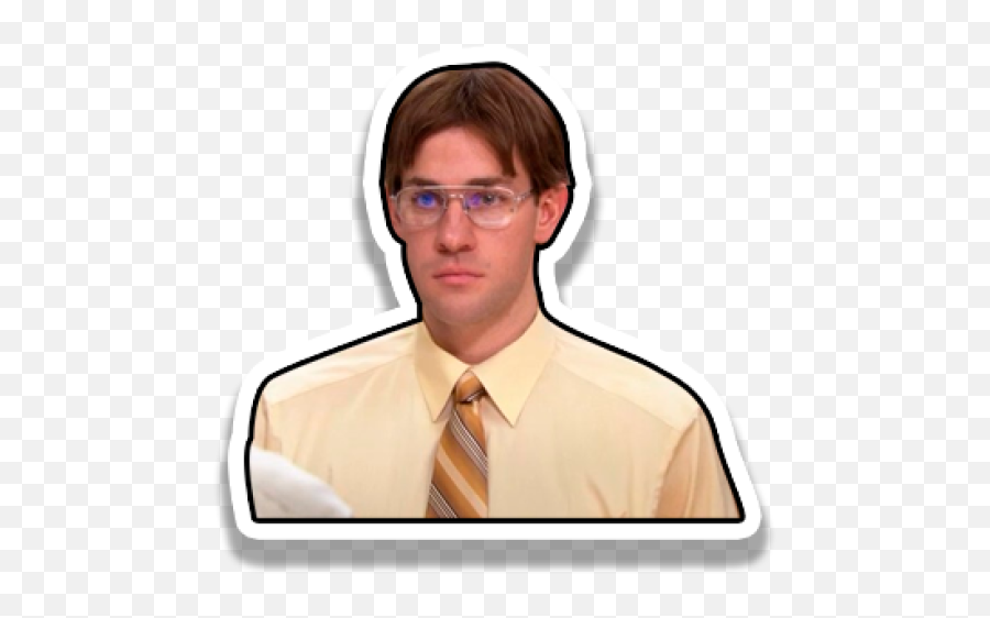 Sticker Maker - Office Jim As Dwight Png,The Office Png