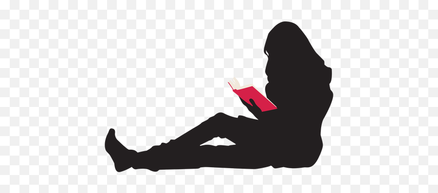 Silhouette Vector Graphics Image Book - Silhouette Person Reading Clipart Png,Book Silhouette Png