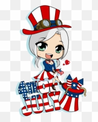 Download Happy 4th Of July Png - Anime