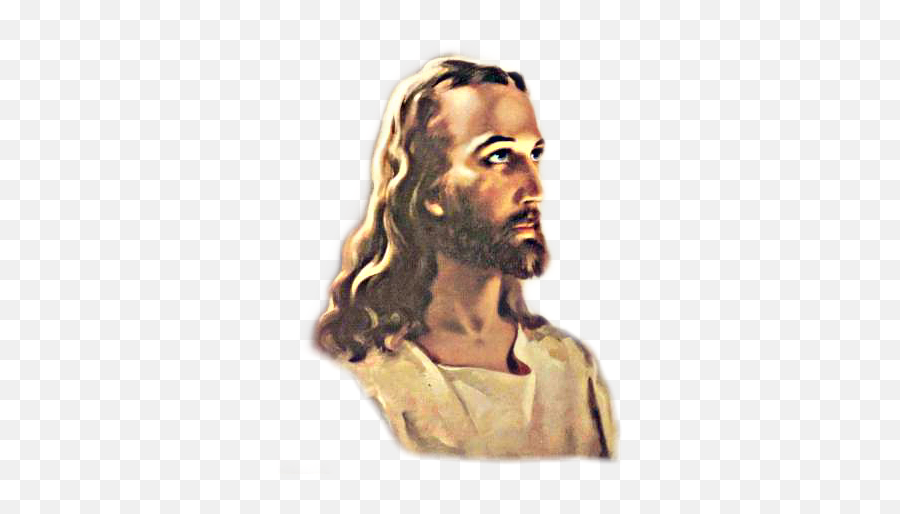 Jesus Christ Lord Joeherron - Sticker By Joe Herron Warner Sallman Head Of Christ Png,Jesus Christ Transparent