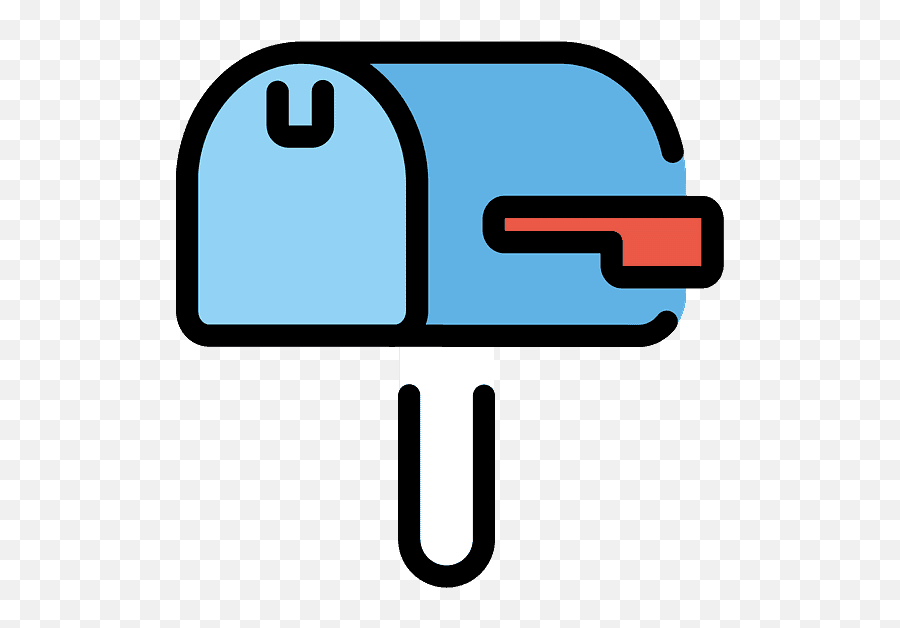 Closed Mailbox With Lowered Flag Emoji Clipart Free - Caixa Correios Bandeira Png,Mailbox Transparent
