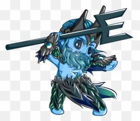 Poseidon Png 6 Image - Smite Poseidon Chibi,Poseidon Png