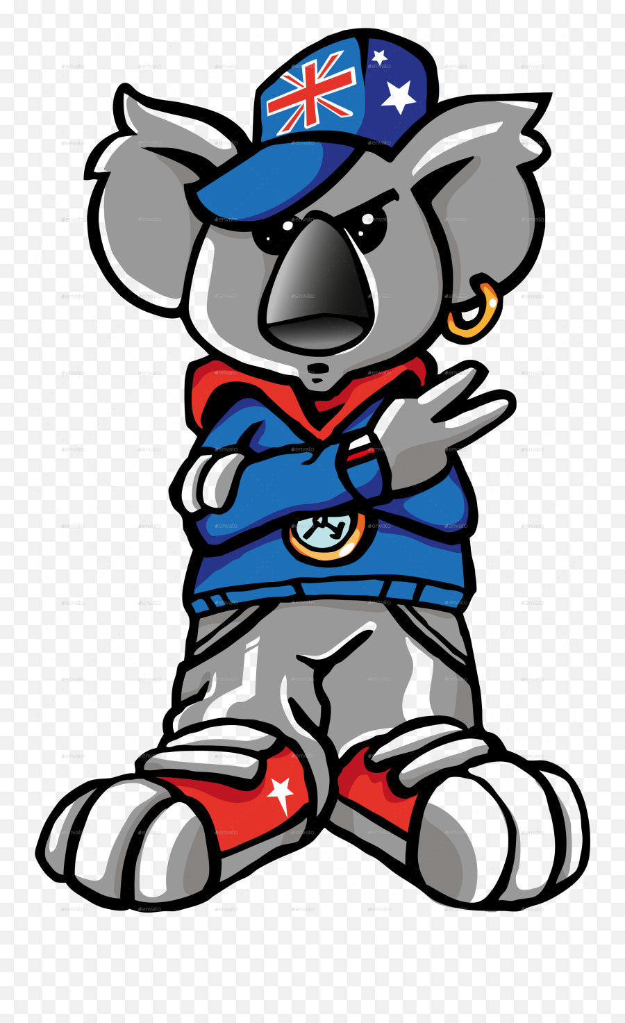 Koala Rap Clipart - Full Size Clipart 2959933 Rap Cartoon Png,Koala Bear Png