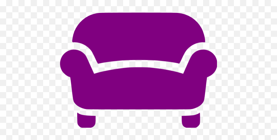 Purple Sofa Icon - Free Purple Furniture Icons Sofa Icon Png,Furniture Png