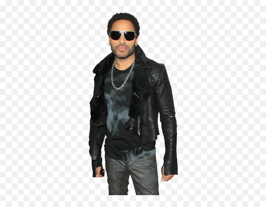 Download Lenny Kravitz Png Image - Leather Jacket,Lenny Png