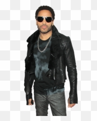 Download Lenny Kravitz Png Image - Leather Jacket,Lenny Png