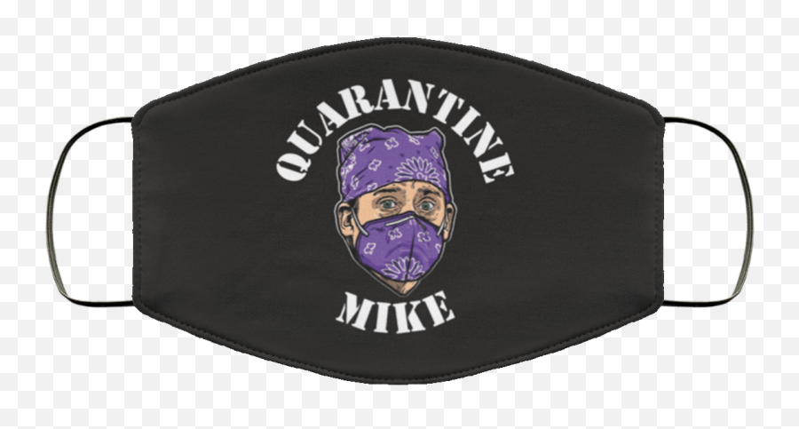 Michael Scott Quarantine Mike Face Mask - Flag Png,Michael Scott Png