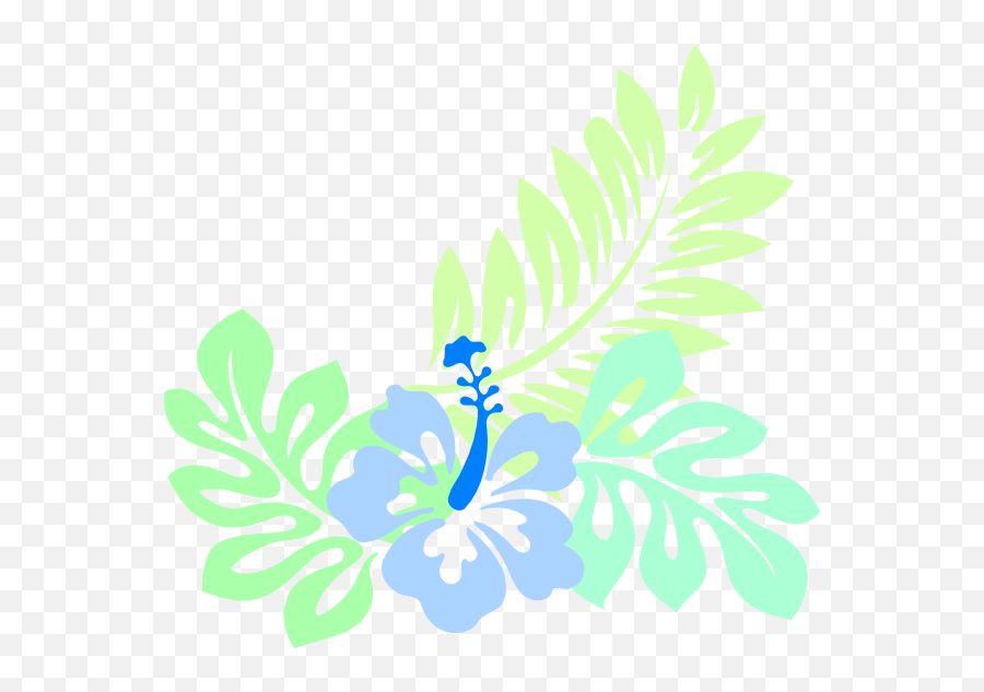 Hawaiian Blue Clip Art - Vector Clip Art Online Secondary Growth In Flowering Plants Png,Hawaiian Png