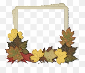 Hg - cufallleavesframepng 30712639 Frame Halloween Fall Leaves Photo Frames Png