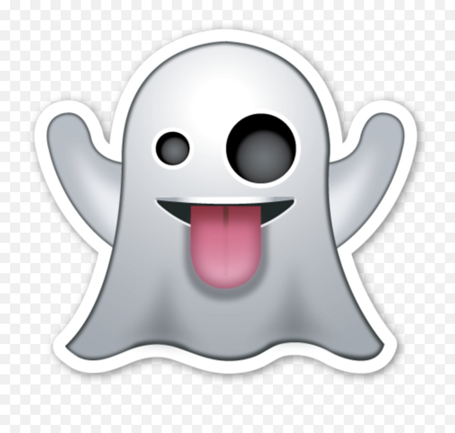 Ghost Emojistickerscom Carinhas Animadas Adesivos - Ghost Emoji Png,Snapchat Ghost Png