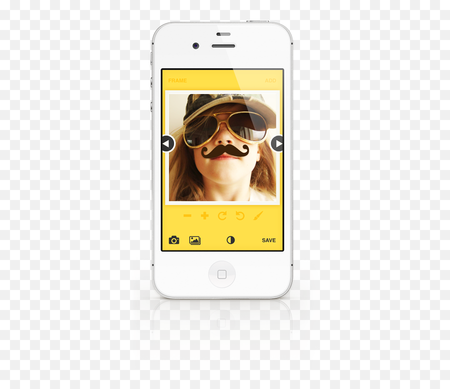 You Can Add A Mustache To Your Photo - Mustached For Iphone Iphone Png,Mustach Png