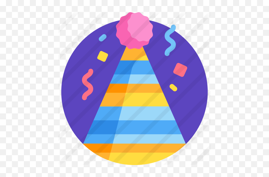 Party Hat - Free Birthday And Party Icons Vertical Png,Birthday Hat Transparent