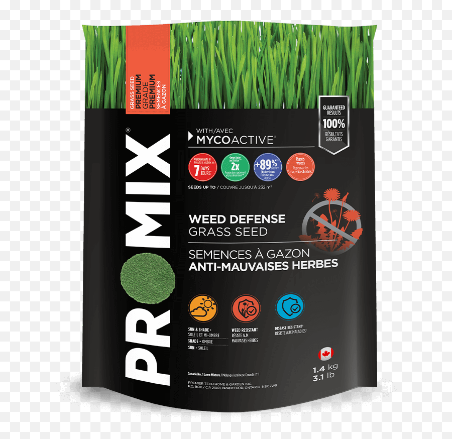 Pro - Mix Lawn Weed Defense Grass Seed Pro Mix Potting Soil Png,Grass Transparent