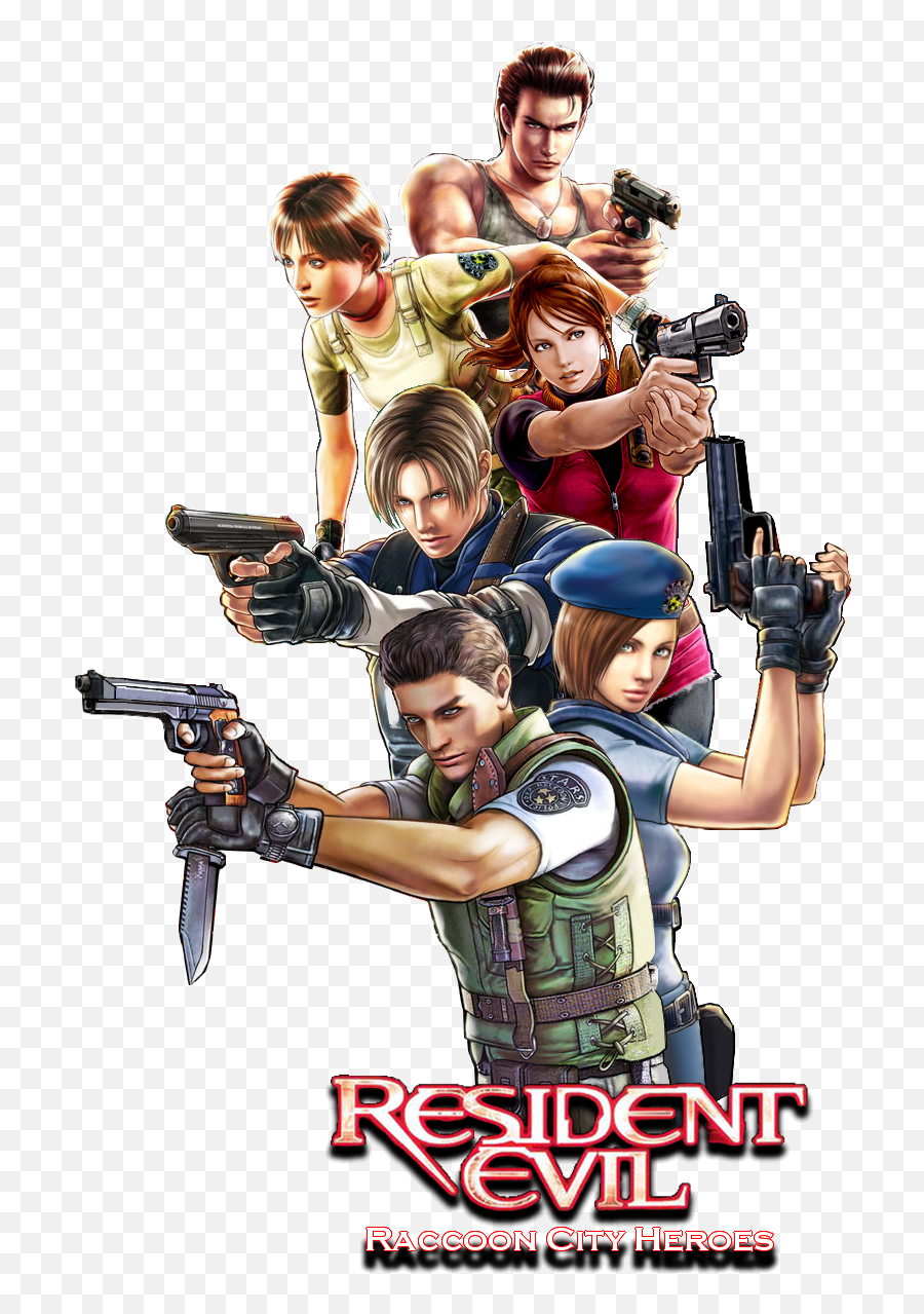 Download Chris Redfield Jill Valentine - Resident Evil Raccoon City Heroes Png,Resident Evil Png
