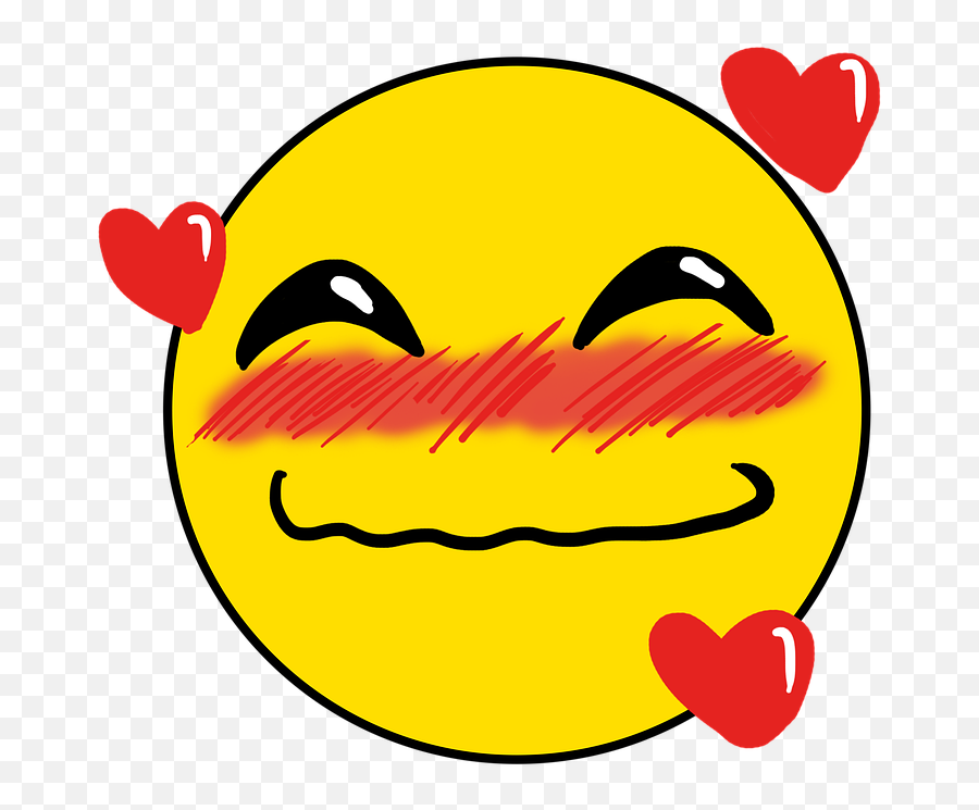Emoji Love Smiley - Happy Png,Heart Emoji Png
