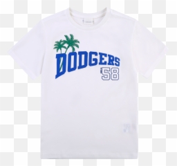 La Dodgers Big Logo Palm Tree Short Sleeve T - Shirt La Short Sleeve Png,Dodgers Logo Png