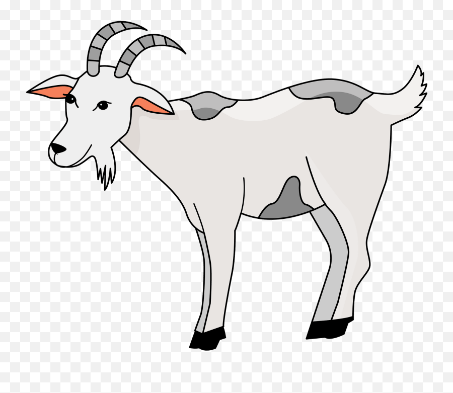 Goat Clipart Free Download Transparent Png Creazilla - Goat Clipart,Goat Horns Png