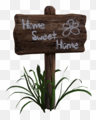 Home Sweet - Old Wooden Sign Board png