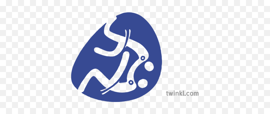 Paralympics Judo Logo Illustration - Blue Crane Bird Drawing Png,Judo Logo