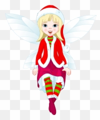 Christmas Angels Png Transparent - Christmas Fairy Clipart Free,Christmas Angel Png