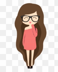 Cute Cartoon Girl File Hq Png Image - Cartoon Girl Png,Png Animation