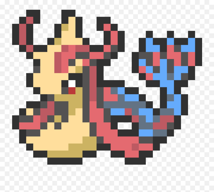 Pixilart - Milotic Mini Sprite Png,Milotic Png