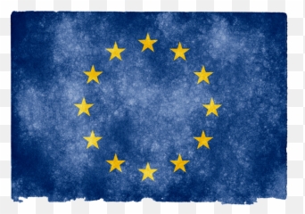 European Union Grunge Flag Transparent - png