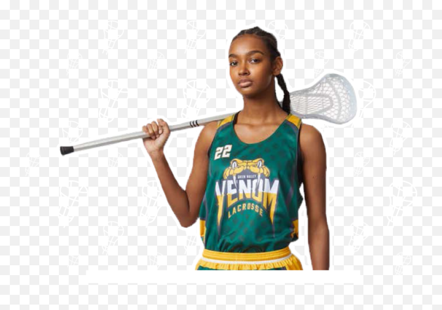 Custom Womensu0027 Lacrosse Uniforms Squadlocker - Lacrosse Stick Head Png,Icon Lacrosse