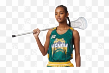 Custom Womensu0027 Lacrosse Uniforms Squadlocker - Stick Head png