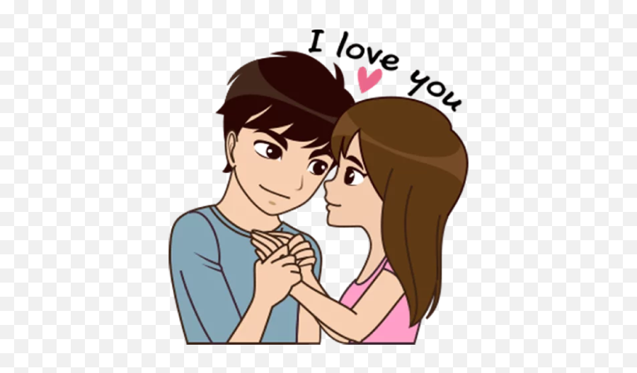 Wastickerapps - Couple Cute Love Stickers Png,Fimbo Icon Pack For Android