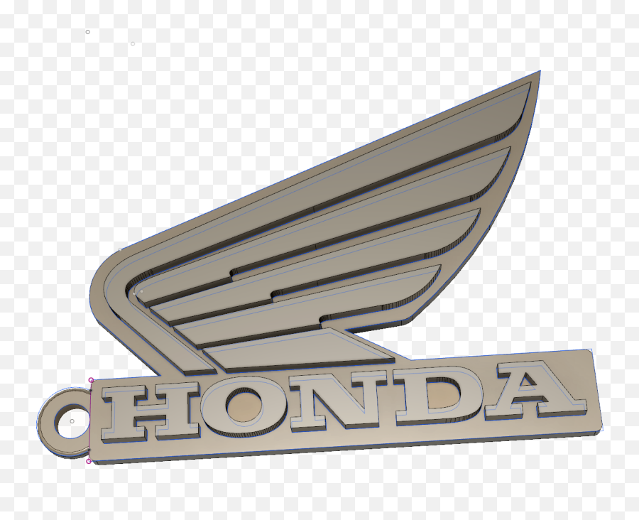 Honda Motorcycle Logo Key Fob - Emblem Png,Motorcycle Logo