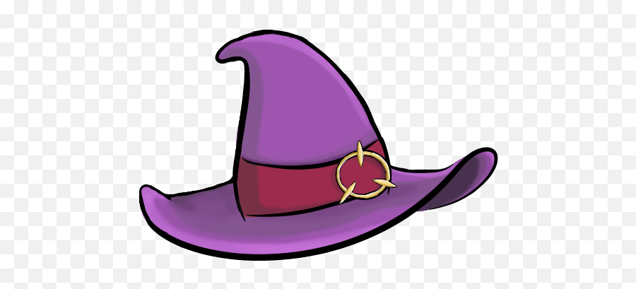 Little Witch Academia Student Hat - Purple Witch Hat Png,Witch Hat Transparent Background