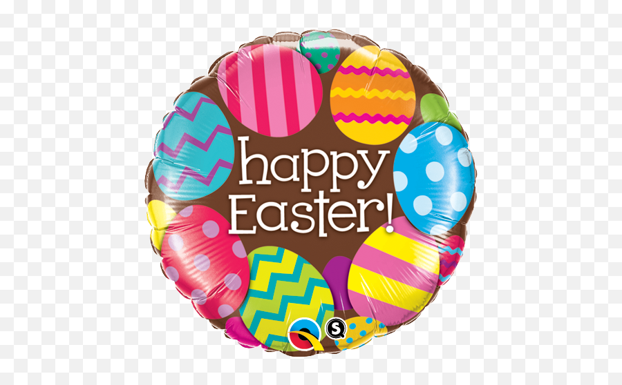 Happy Easter Eggs U0026 Chocolate Foil Balloon - 46cm Tie Dye Peace Sign Png,Happy Easter Transparent