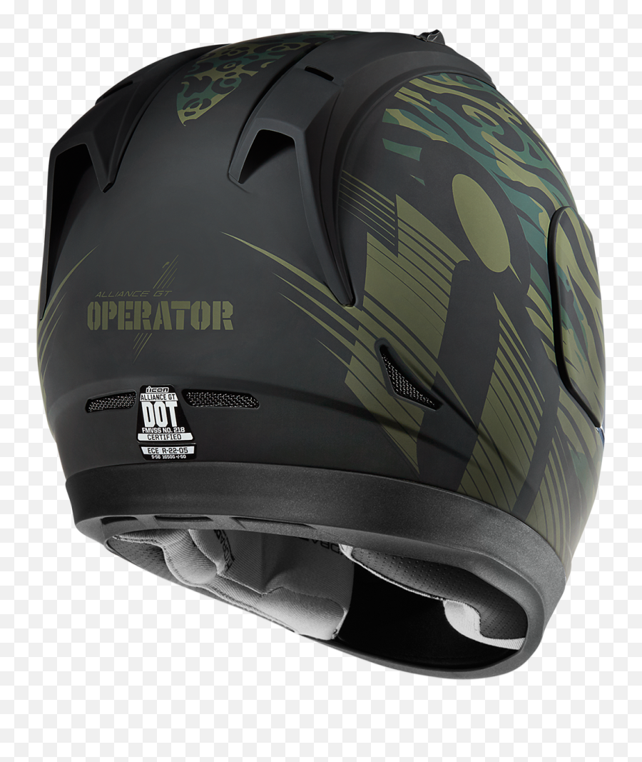 Helmet Algt Operatr Gn - Motorcycle Helmet Png,Icon Alliance Gt Primary Helmet