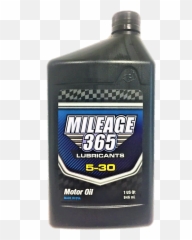 Mileage 365 Lubricants - Motor Oil png