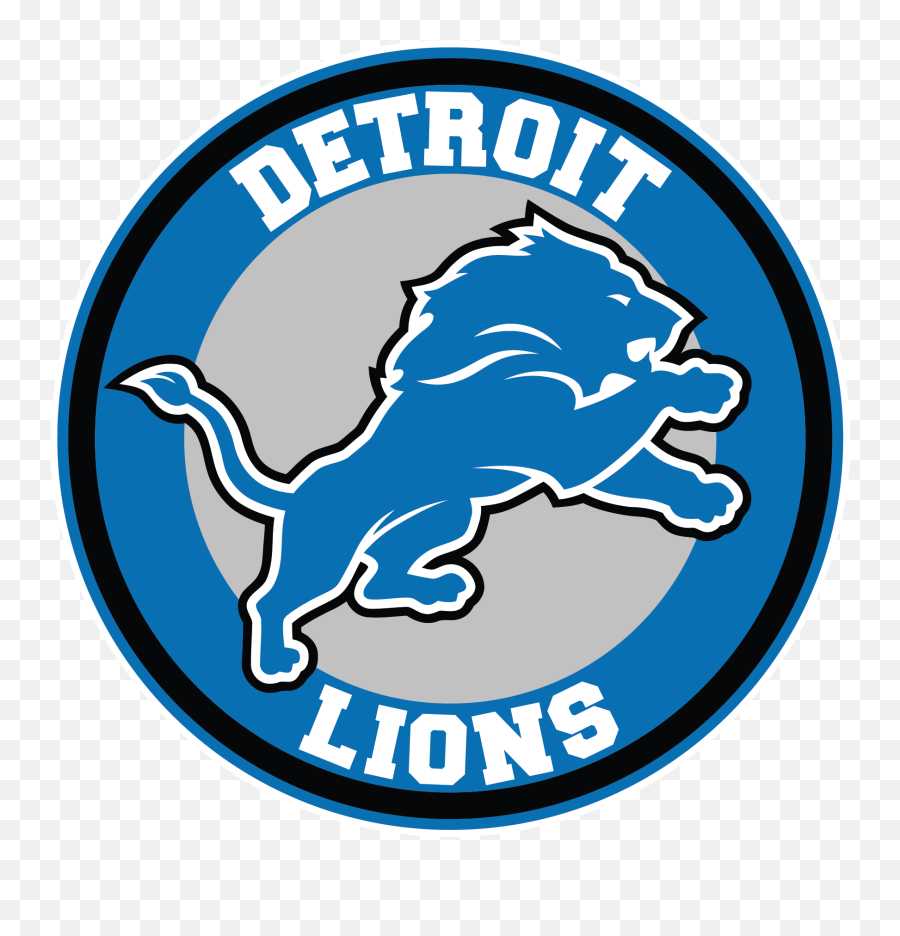 Detroit Lions Circle Logo Vinyl Decal - Detroit Lions Logo Png,Detroit Lions Logo Png