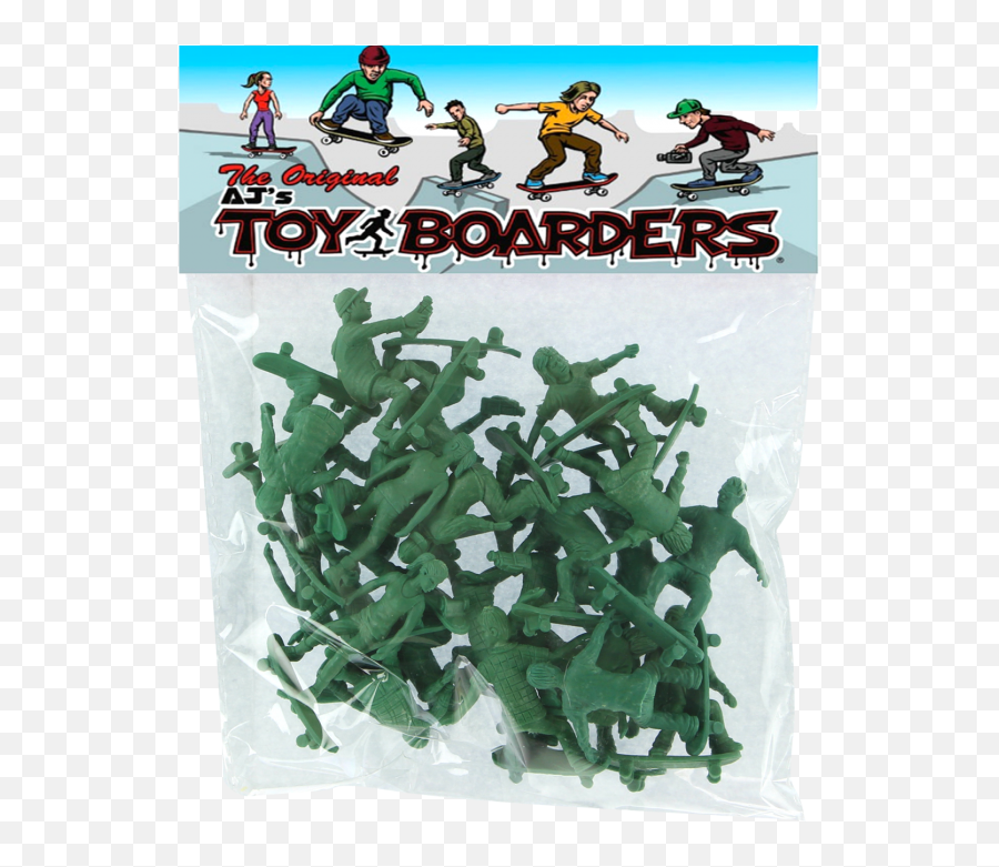 Toy Boarders Skate Series Ii Figures Green 24pc - Mindtwister Usa Toy Boarders Skate Series Action Figures Png,Boarders Png