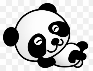 Panda Bear Cartoon - Transparent Background png