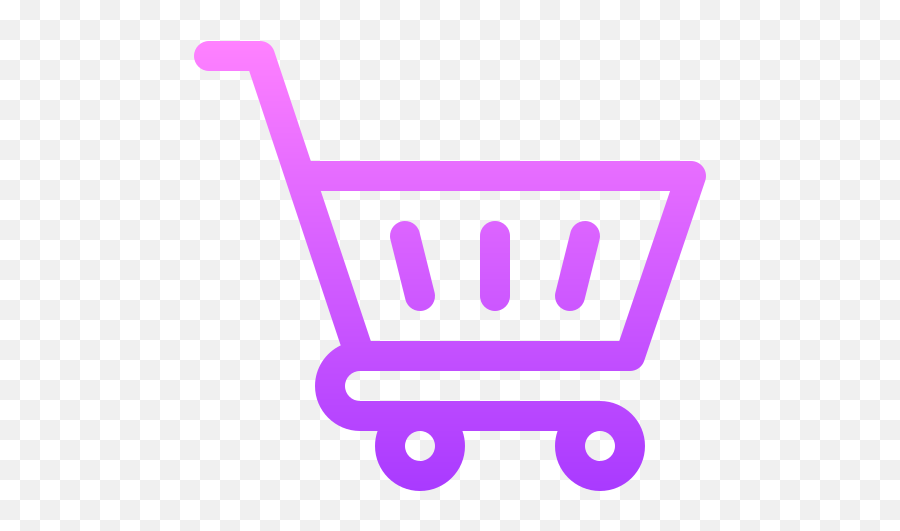 Shopping Cart - Free Commerce Icons Cart Icon Png Purple,Cart Icon Png White