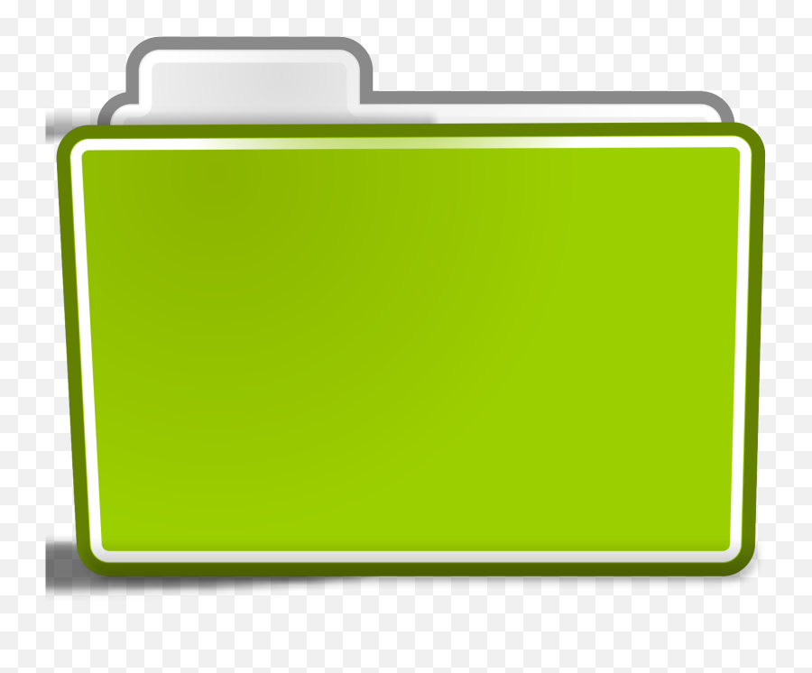 Green Folder Svg Vector Clip Art - Svg Clipart Horizontal Png,Alien Folder Icon