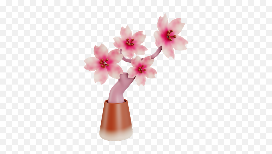 Cherry Blossom 3d Illustrations Designs Images Vectors Hd - Girly Png,Sakura Flower Icon