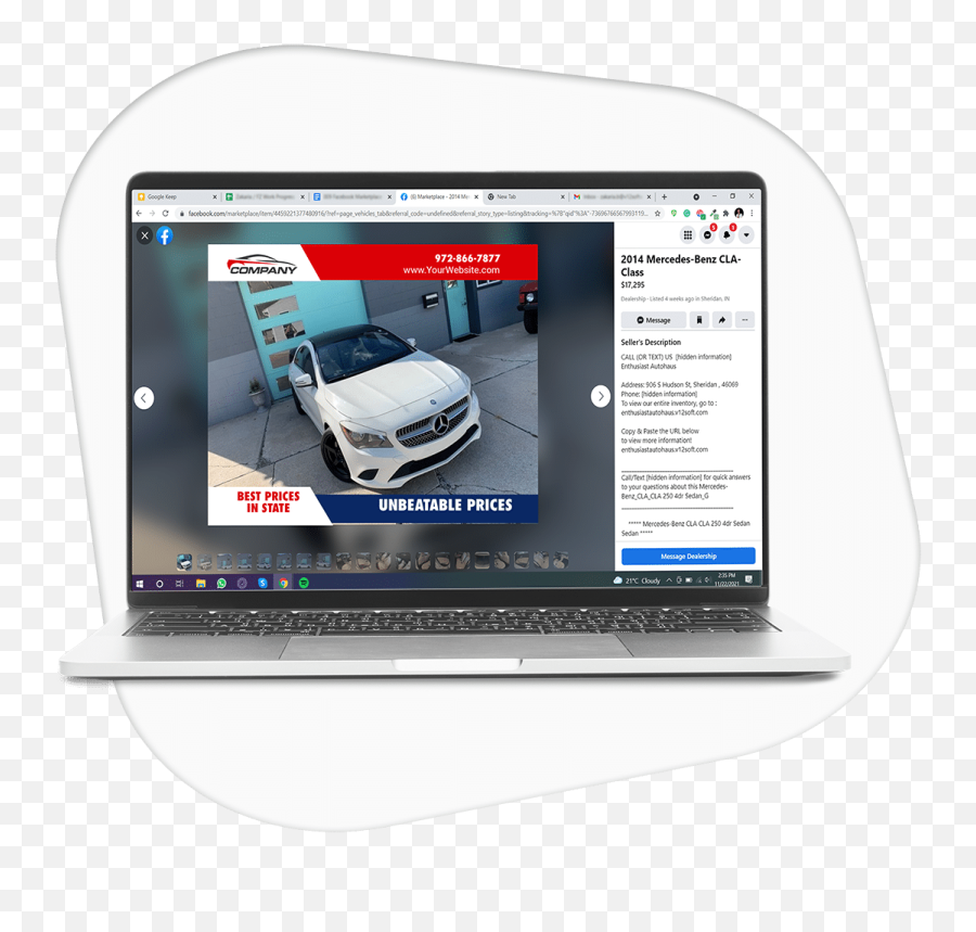 Facebook Marketplace For Car Dealers - V12software Office Equipment Png,No Facebook Marketplace Icon